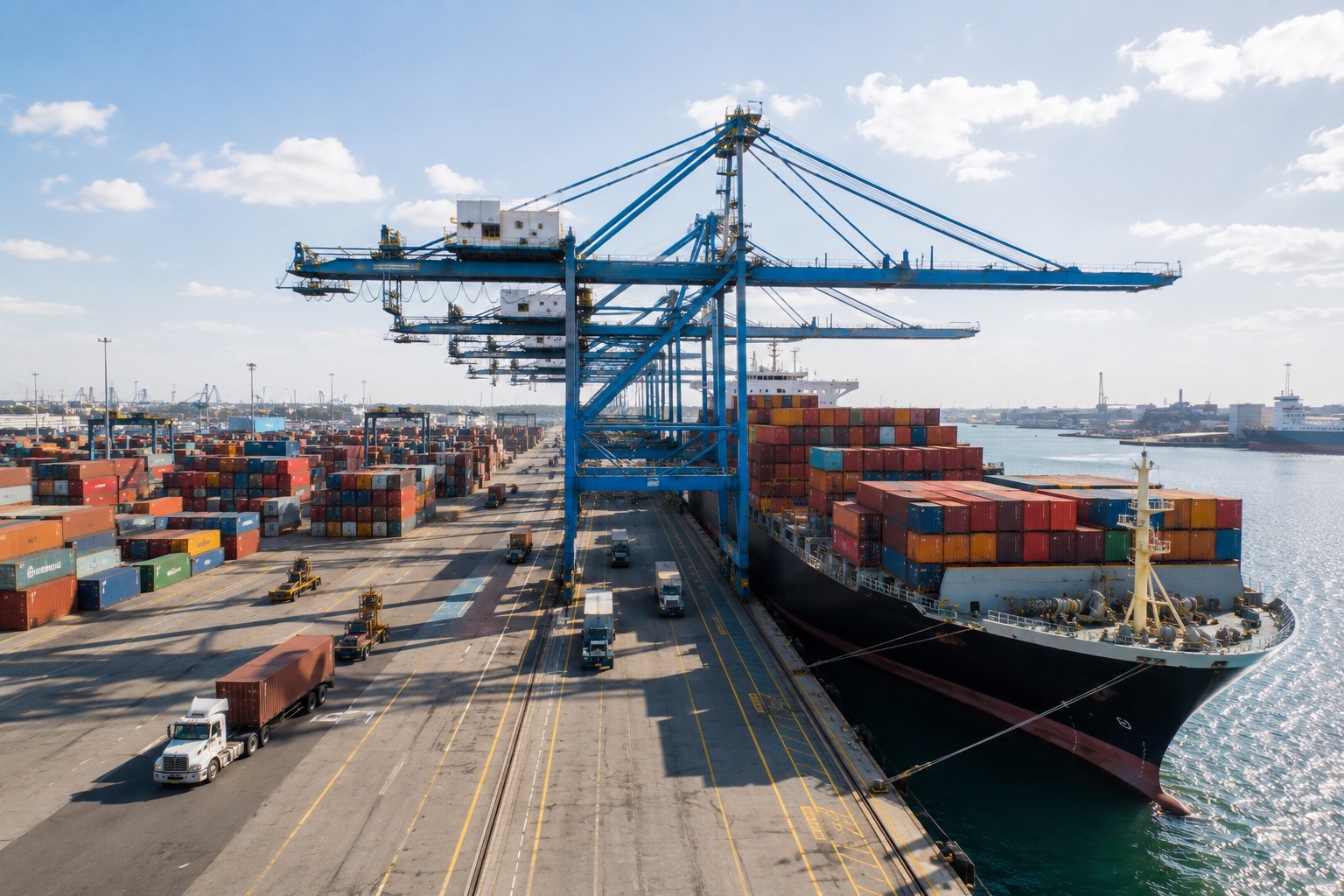 Cargo ship logistics